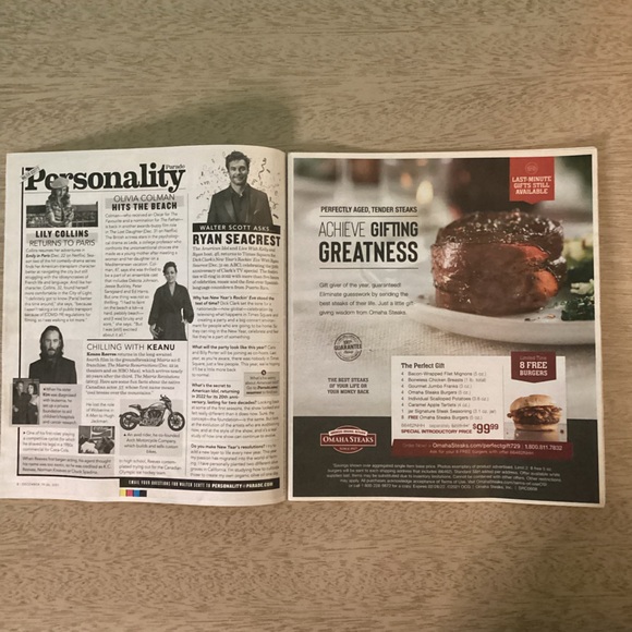 Parade Newspaper featuring We Remember Stars Lost in 2021 - Picture 2 of 4